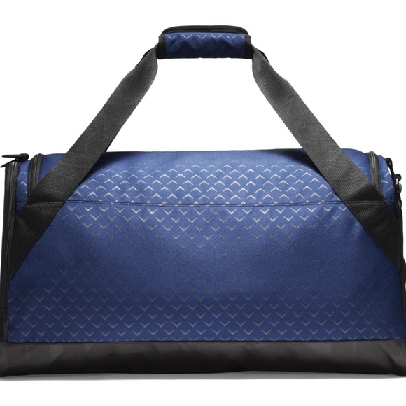Nike Brasilia 7 Graphic Medium Duffel Bag Color: Binary Blue - Picture 2 of 7